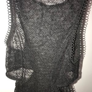 Zara Tops - Zara black lace bodysuit Zara Tops - Zara black lace bodysuit